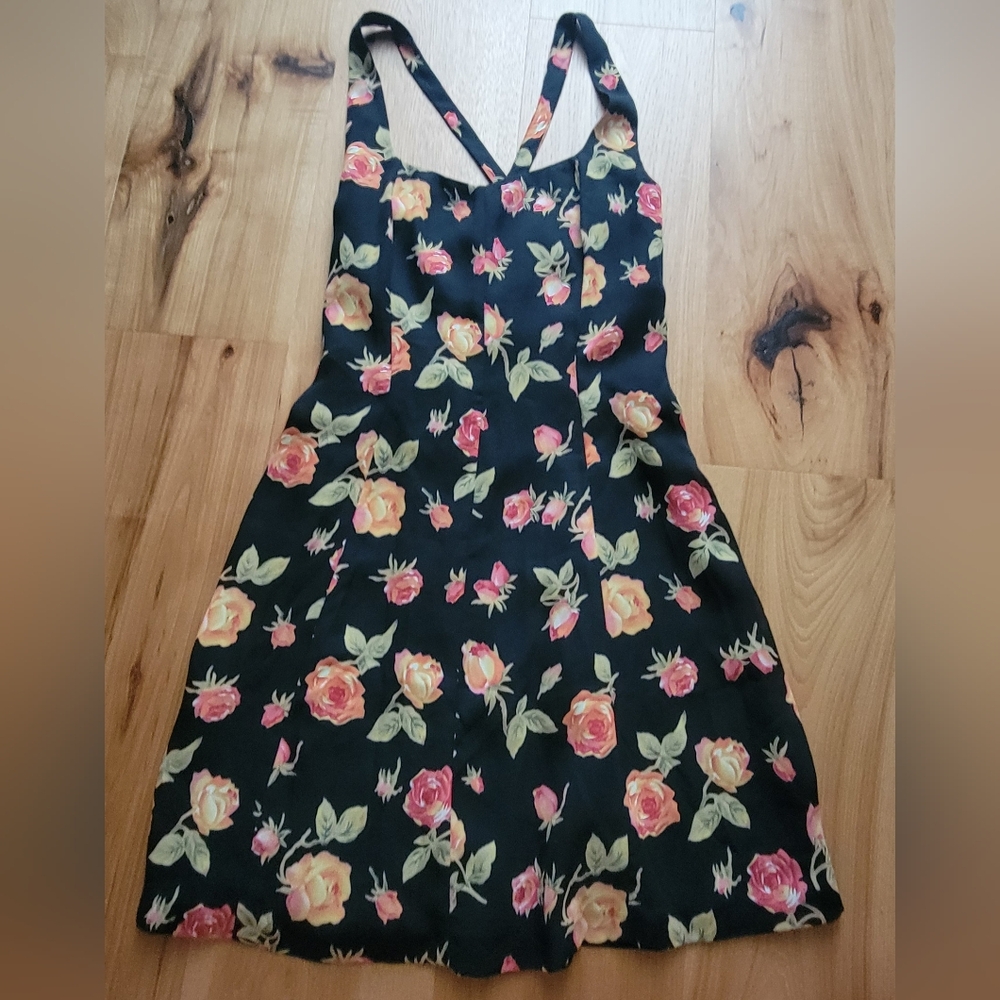 90s C'est Duo Skater Rose Dress